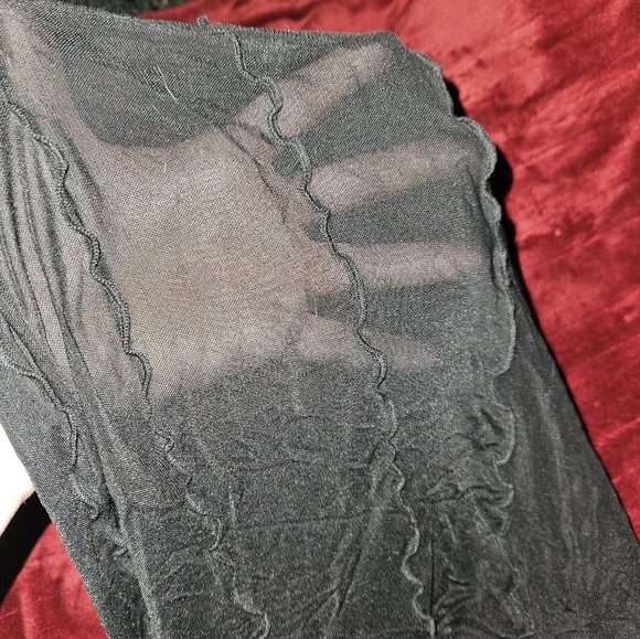 Sheer maxi sleeveless dress - size large - Picture 6 of 7